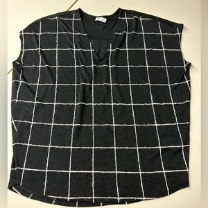 Vince short sleeve blouse size small